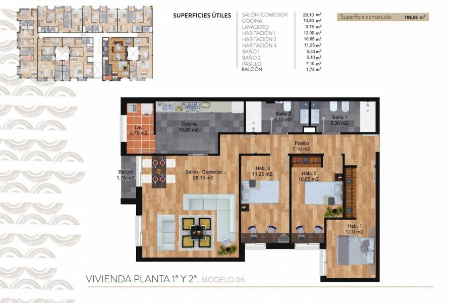 New Build - Penthouse - Torre - Pacheco - - CENTRO  -
