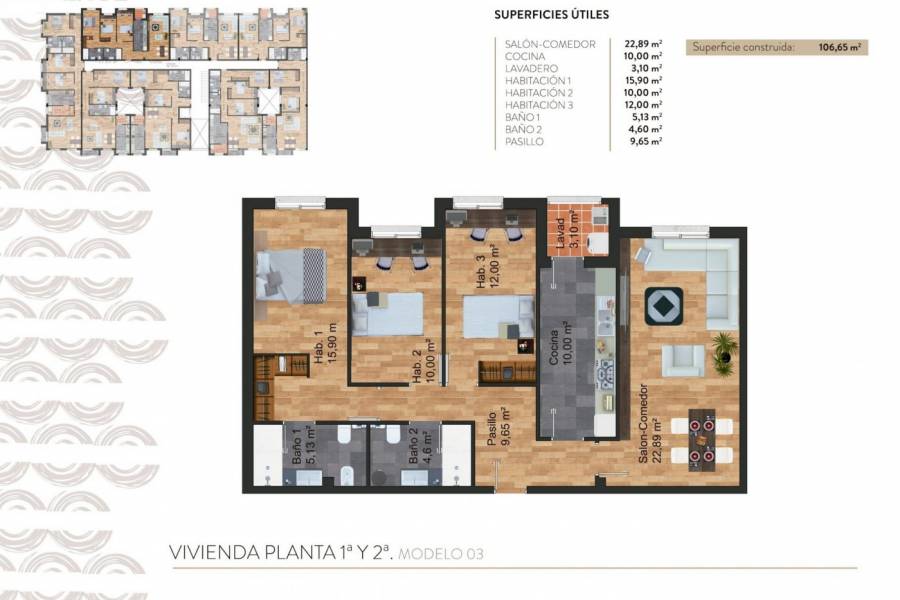 Nueva construcción  - Apartment - Torre - Pacheco - - CENTRO  -